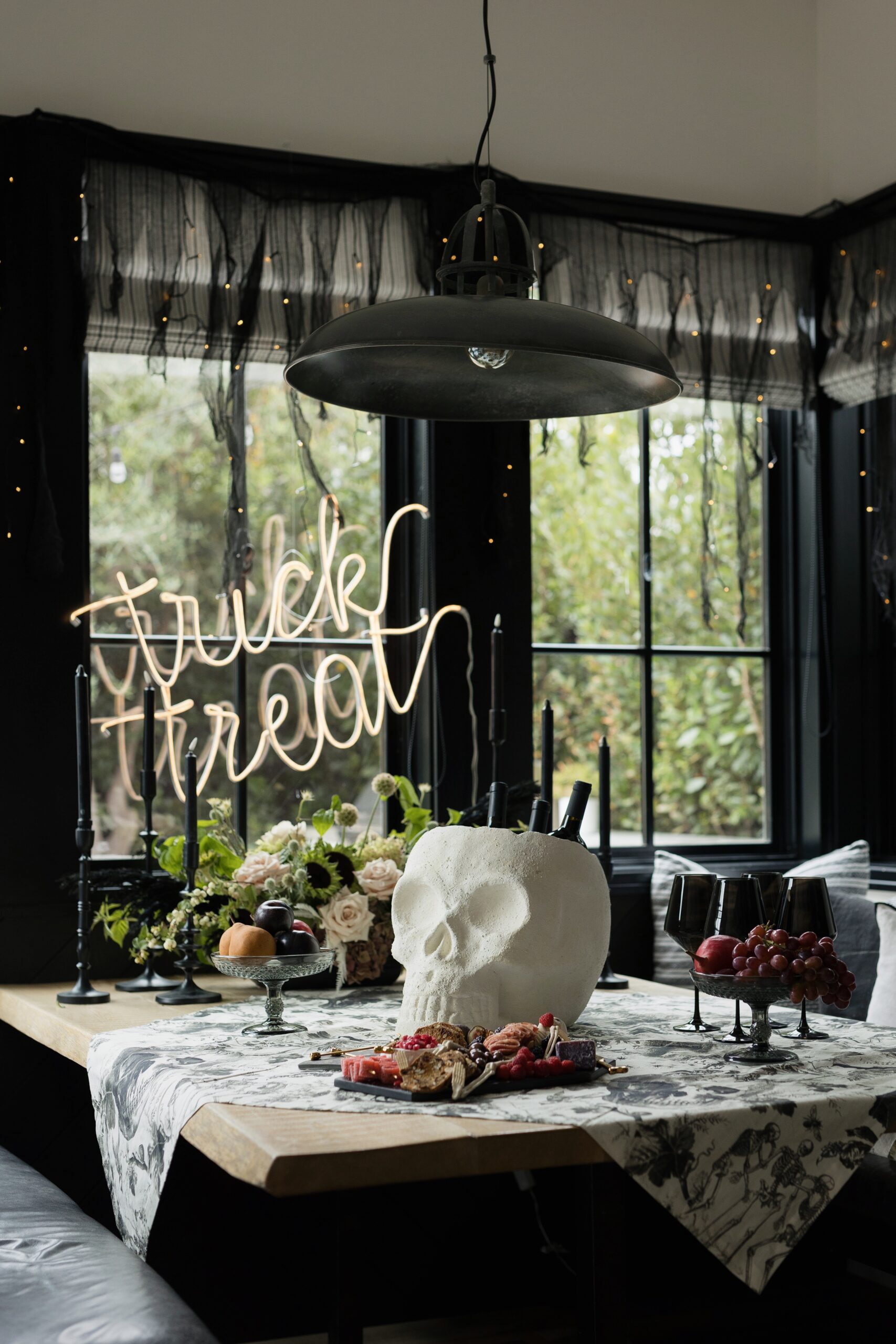 chic halloween decor pottery barn