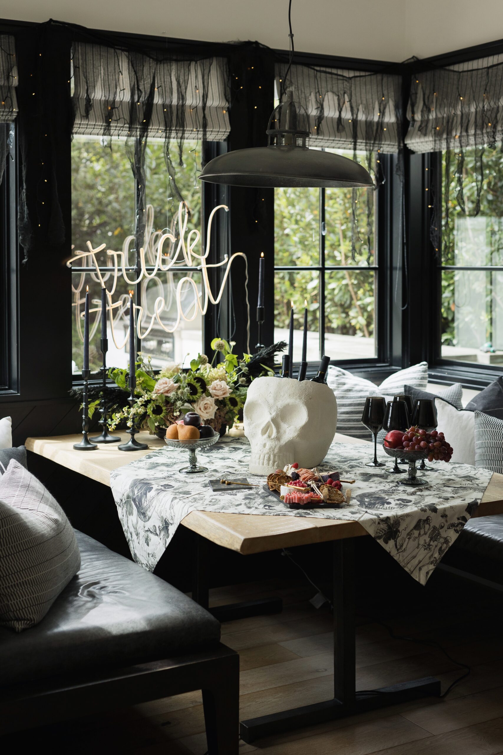 chic halloween decor pottery barn